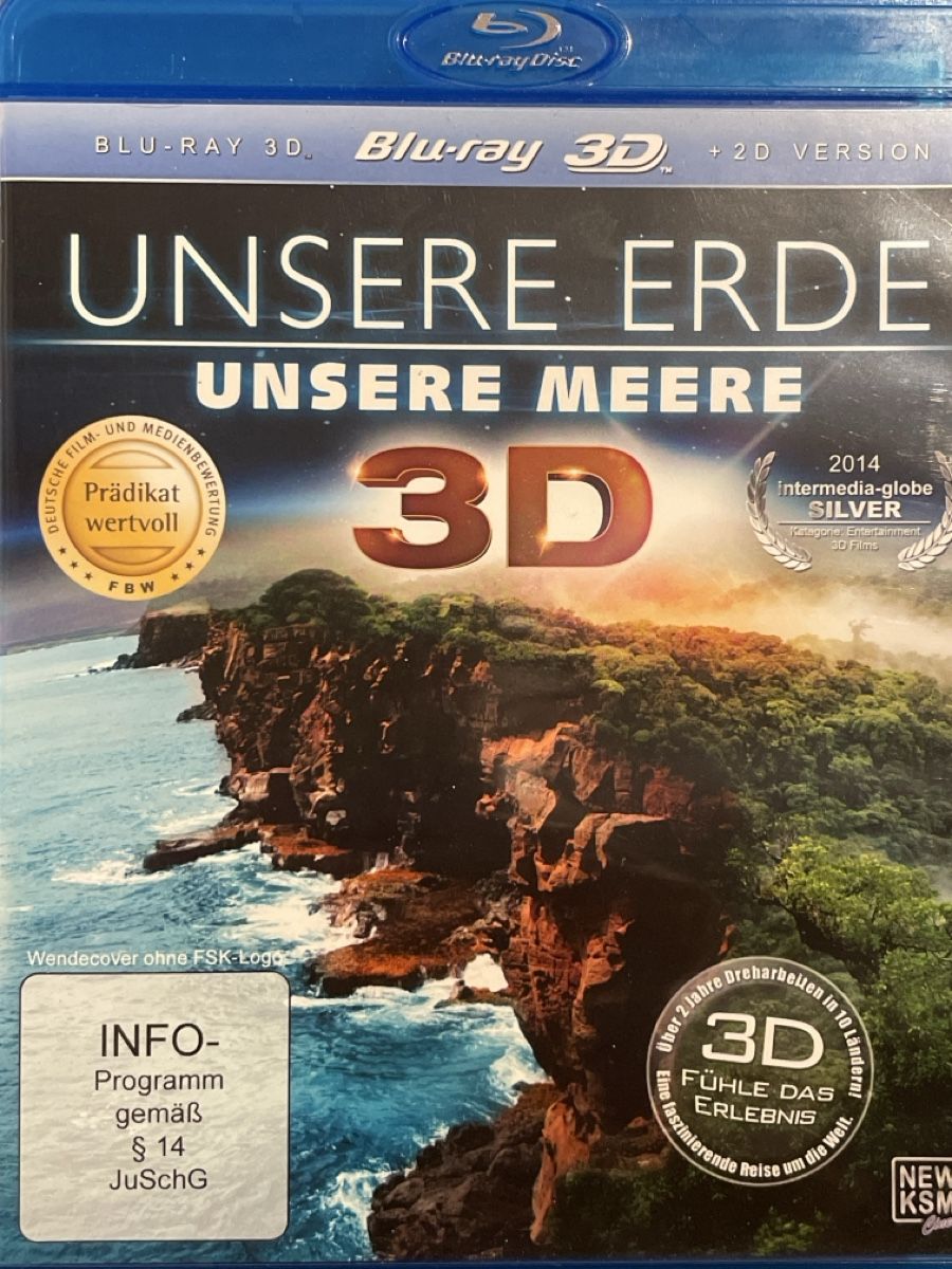 Alle DVDs: Unsere Erde - Unsere Meere 3D – Neu (gemäss Beschreibung) aus Waldenburg von Gonzo8