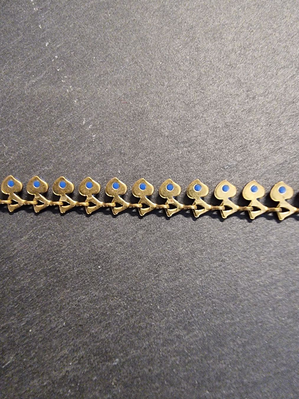Bracciali & Braccialetti: Bracelet fin doré avec perles bleues – Nuovo (secondo la descrizione) da Veyrier venduto da Leilazizou 2