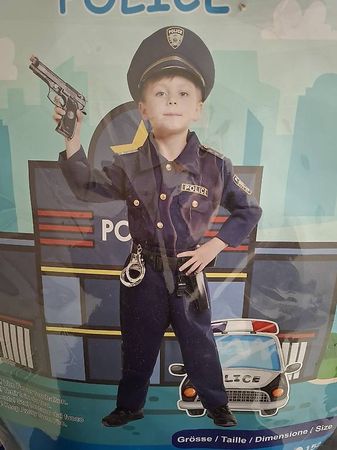 Polizist Kostüm Grösse 128