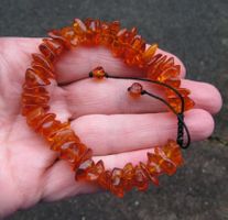 ♥ MIDI KORDEL ARMBAND / Baltischer Bernstein / UNISEX ♥