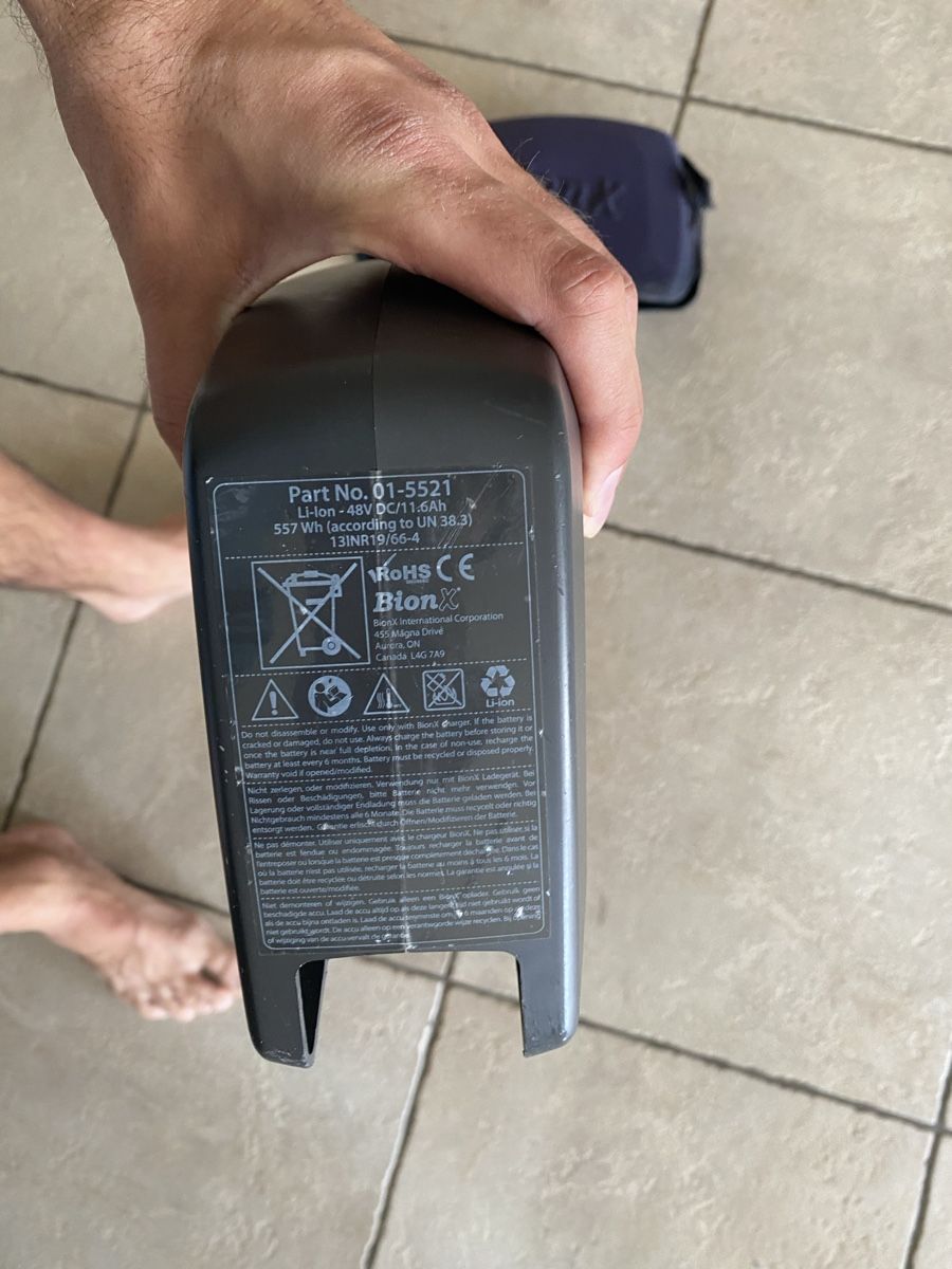 Bionx Batterie: BionX Akku mit Tasche – Usato da Steffisburg venduto da Mvg1999 1