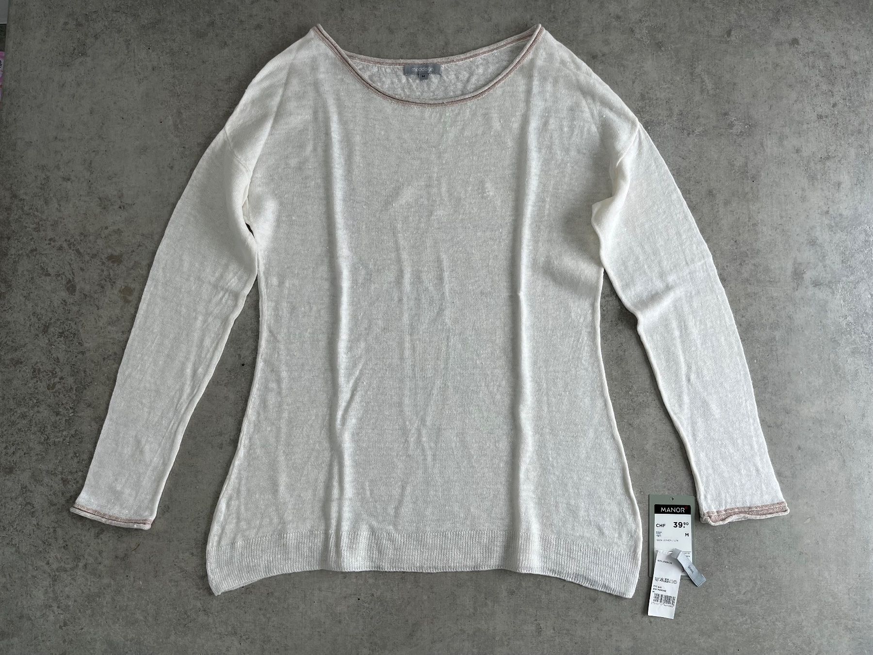 Maddison Pullover & Sweatshirts: MADDISON 100% Leinen Pullover cremeweiss Gr. M - neu – Neu (gemäss Beschreibung) aus Zollikofen von spunk65 3