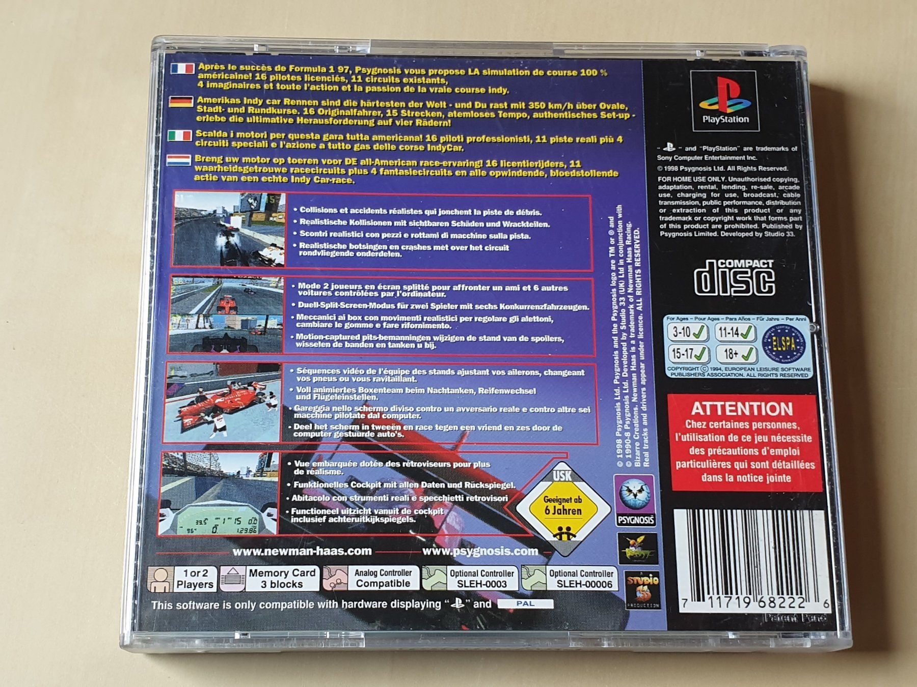 Sony Giochi: Newman Haas Racing – Usato da Stansstad venduto da collectorsshop 1
