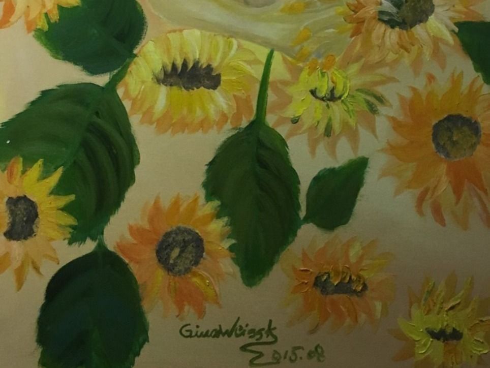 Dipinti: Liebe mit Sonnenblüme – Nuovo (secondo la descrizione) da Liestal venduto da marieugenia 2