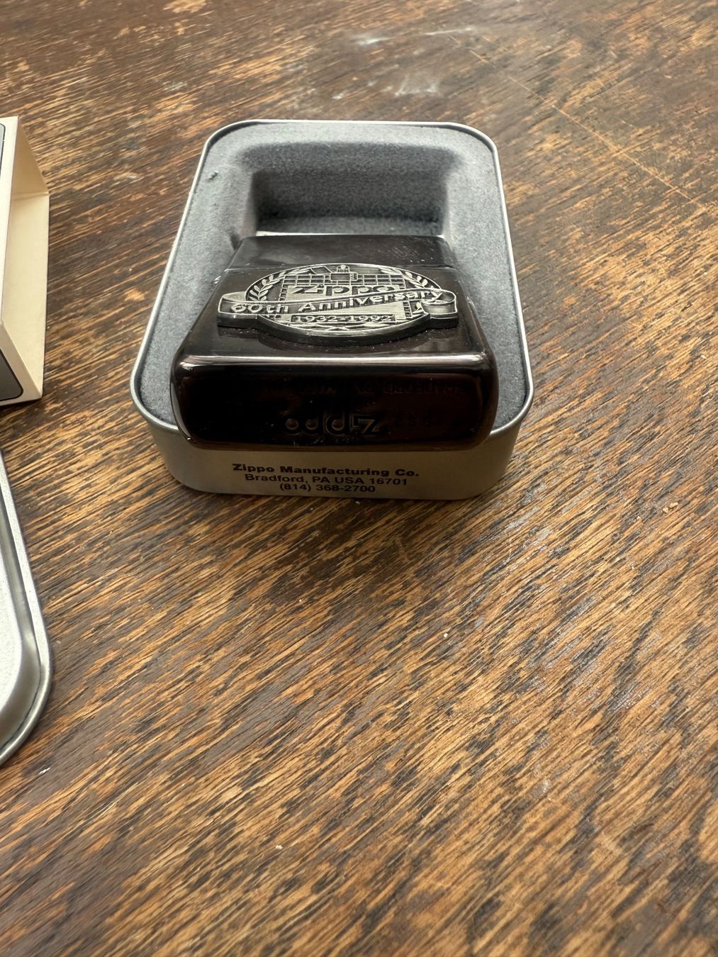 Feuerzeuge: Zippo Feuerzeug 60th Anniversary 1932-1992 – Neu und originalverpackt aus Zollikerberg von ufo57 1