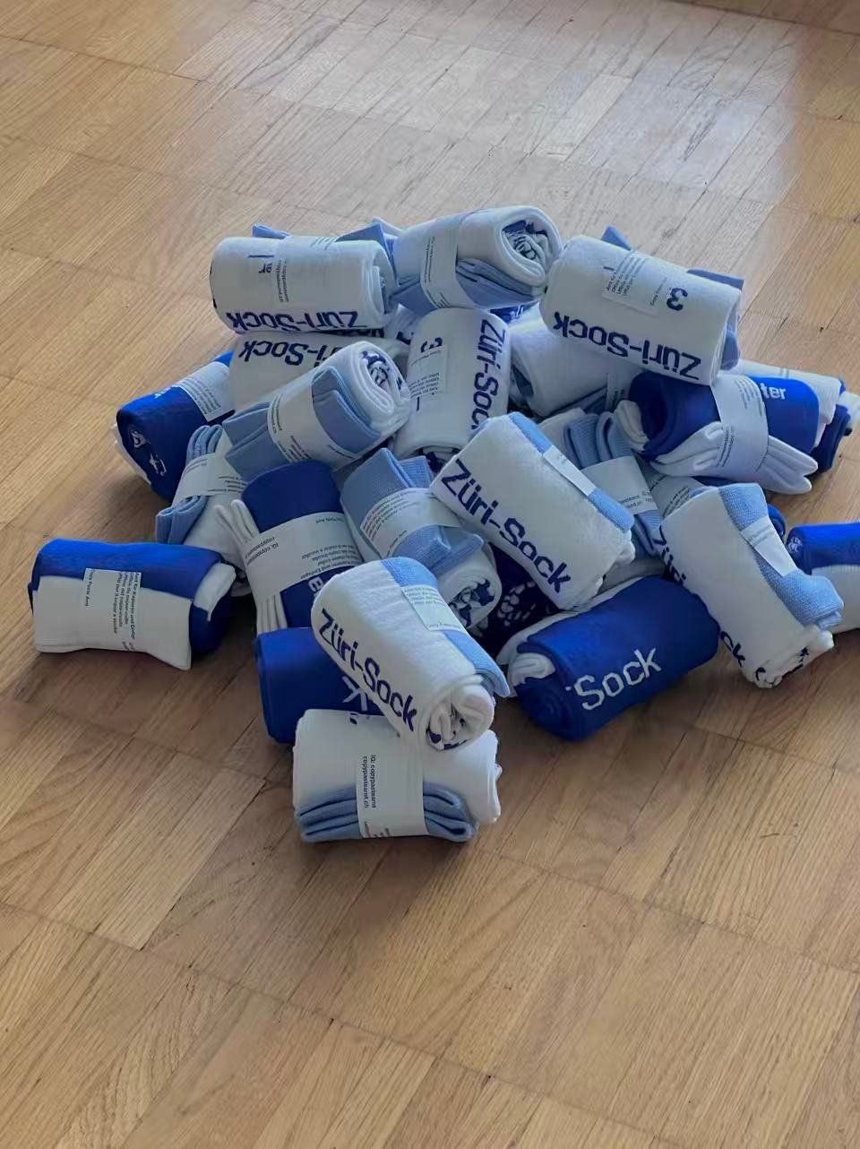 Calze: Züri-Sock (blau) – Nuovo e nell'imballaggio originale da Regensdorf venduto da lix_v7nb 3
