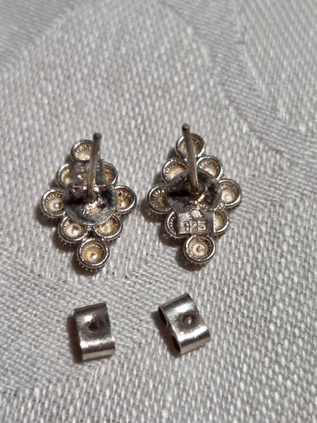 Ohrringe & -stecker: Schöne filigrane Boho Ohrstecker Sterling Silber Stempel 925 – Neu (gemäss Beschreibung) aus Basel von ivoli 1