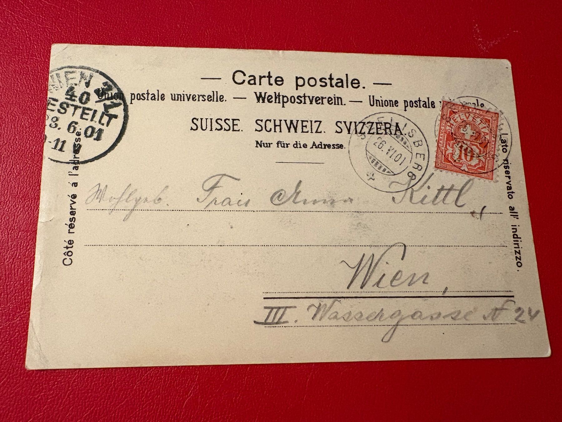 Cartoline postali: 1901 // Seelisberg – Usato da St-Légier-Chiésaz venduto da Theo006 1
