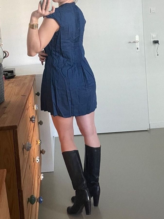 Kleider: Blaues Kleid VERSION SUD Gr. M  / superbe Robe 100% coton – Gebraucht aus Zürich von AnnaSa 4