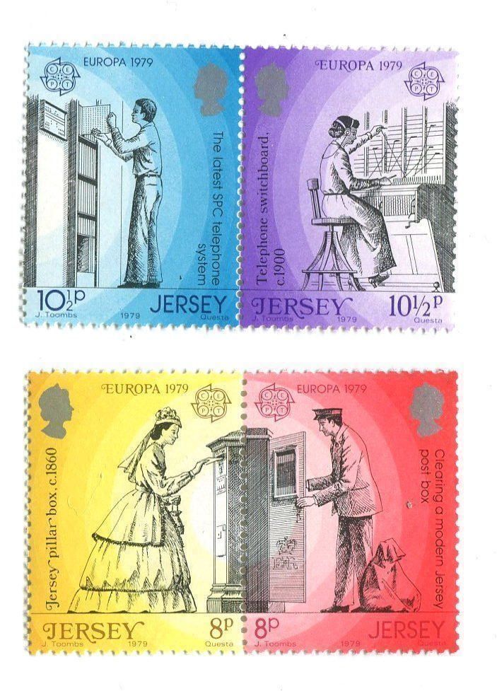 Alle Briefmarken: Briefmarken "Die Post". Jersey. – Neu und originalverpackt aus Basel von Butsch5