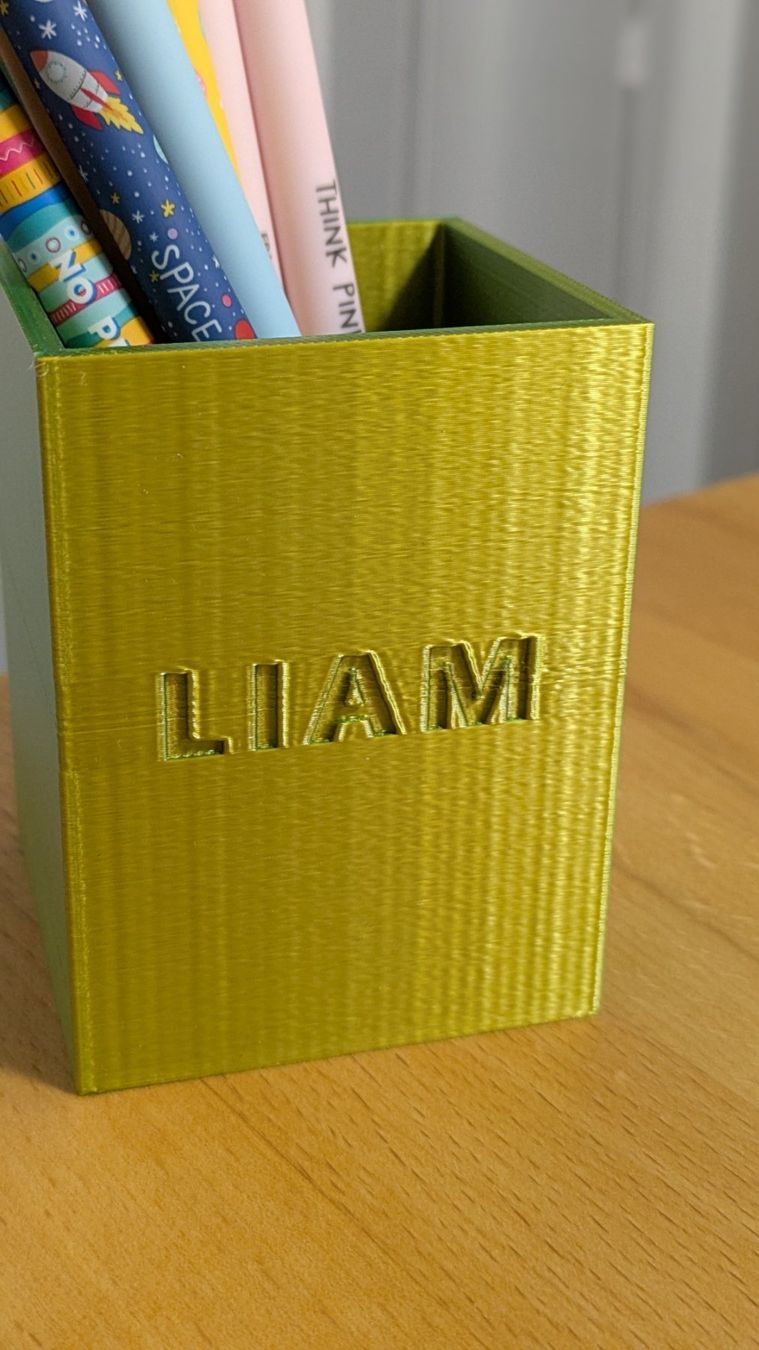 Altro in Scrittura & Disegno: Personalisierter Stiftehalter - LIAM - grün/goldene Farbe – Nuovo e nell'imballaggio originale da Staufen venduto da Fleby84 3