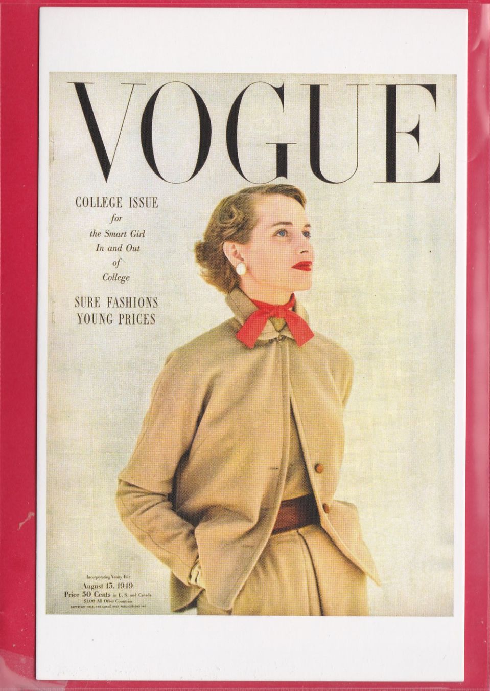 Cartoline postali: WERBE-KARTE VOGUE – Usato da Oberrieden venduto da Gebirgsstelze