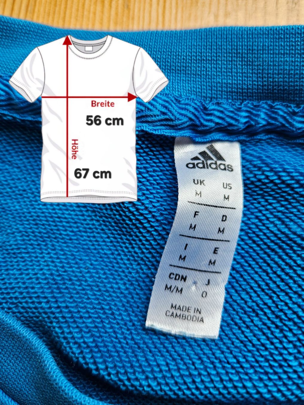 Adidas Leibchen & Hosen: Real Madrid Pullover adidas Gr. M Spanien Fussball Training – Gebraucht aus Hägglingen von United-Village-Trade 3