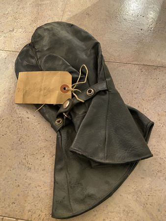 Alte Leder Motorradhandschuhe Oldtimer