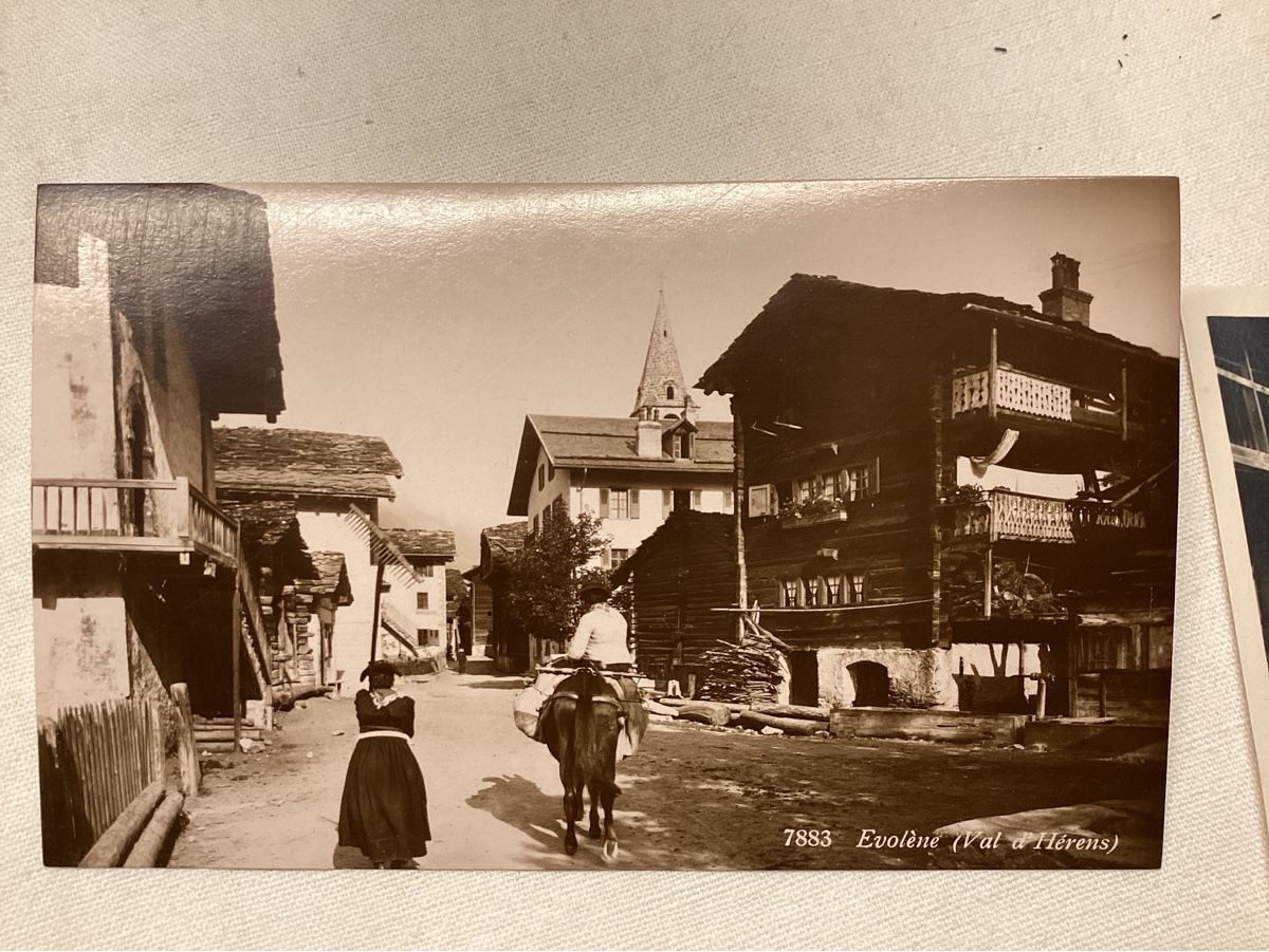 Cartes postales: Évolène 2 cartes en lot – D'occasion à Luc (Ayent) par Rebouille 1