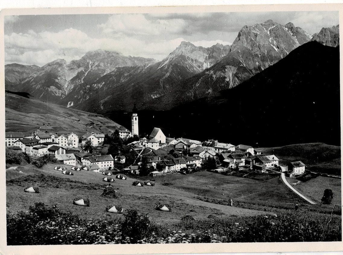 Ansichtskarten: Curaglin Villa Belvedere  1925 – Gebraucht aus Sulz AG von Oberdanne8