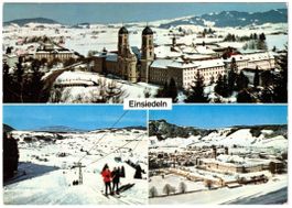 Einsiedeln - 3 Bild AK