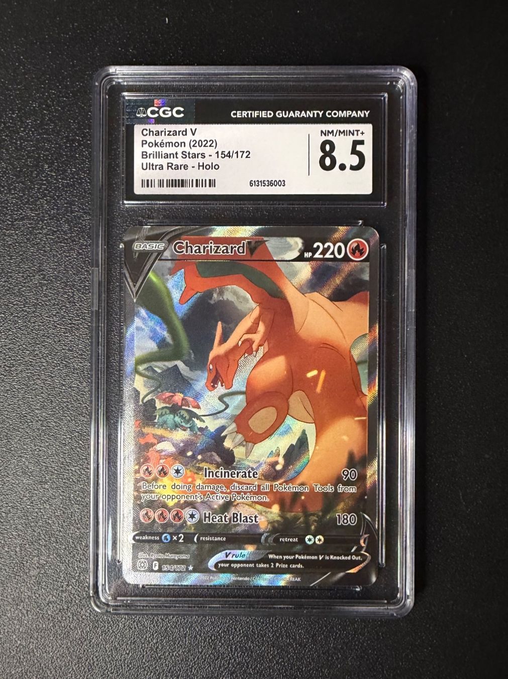 Pokémon Carte collezionabili: Charizard V #154/172 – Nuovo (secondo la descrizione) da Niedergösgen venduto da SwissPokeCards
