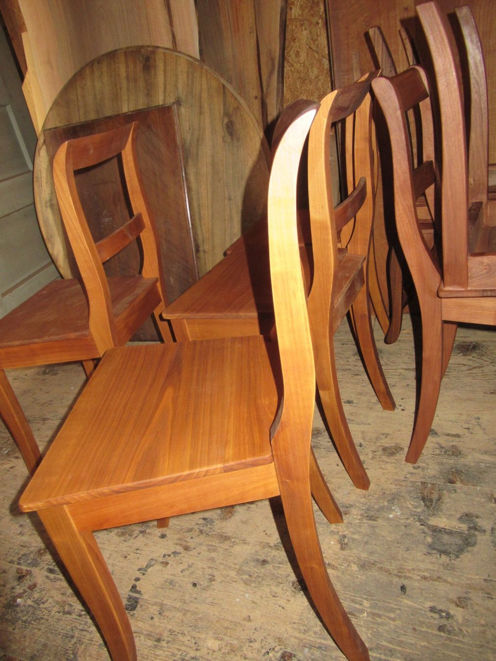 Sedie: 4 gl. Biedermeier Stühle (Kirschbaum) – Nuovo (secondo la descrizione) da Berg SG venduto da Pizza58 2