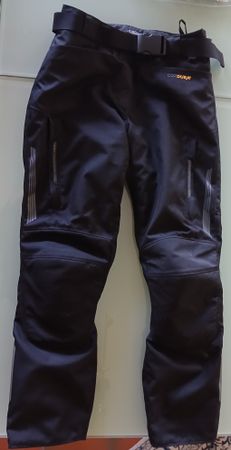 Motorradhose Gr. M 40-42 Cordura schwarz mit Innenschutz