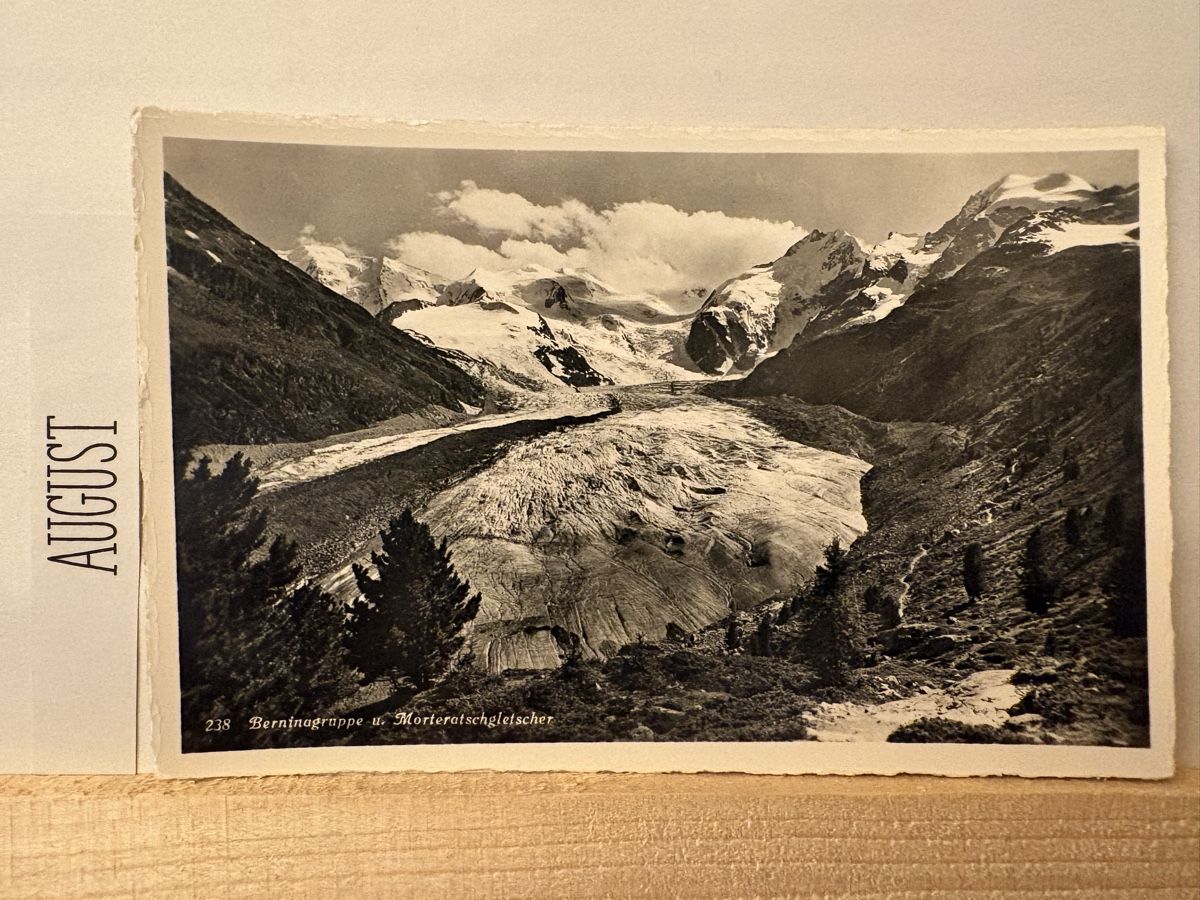 Cartes postales: AK von Berninagruppe & Morteratschgletscher – D'occasion à Rümlang par Kartenpost1
