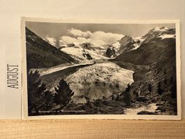 AK von Berninagruppe & Morteratschgletscher