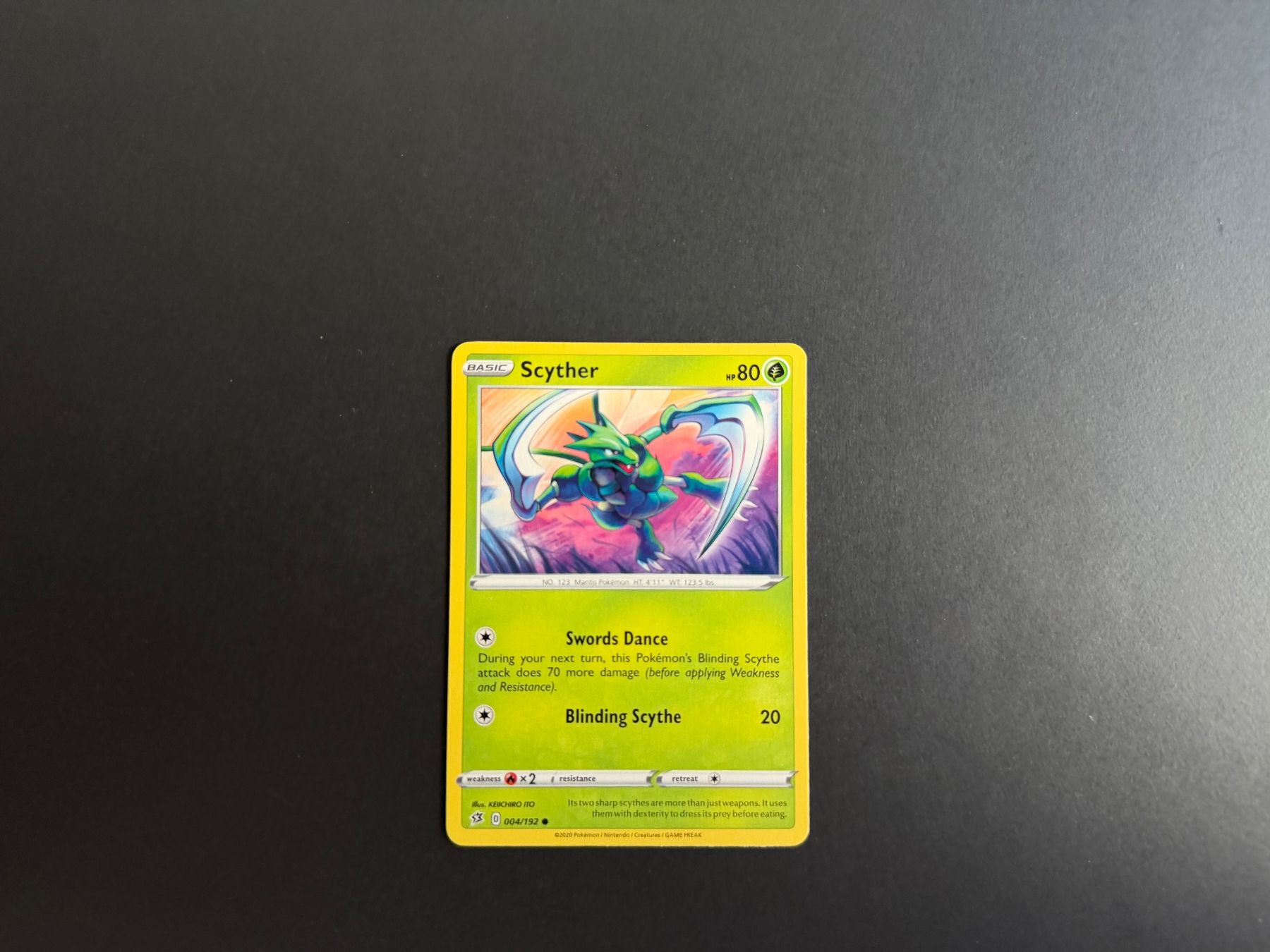 Pokémon Sammelbilder & Trading cards: Scyther 004/192 – Gebraucht aus Zürich von mountainwizard00