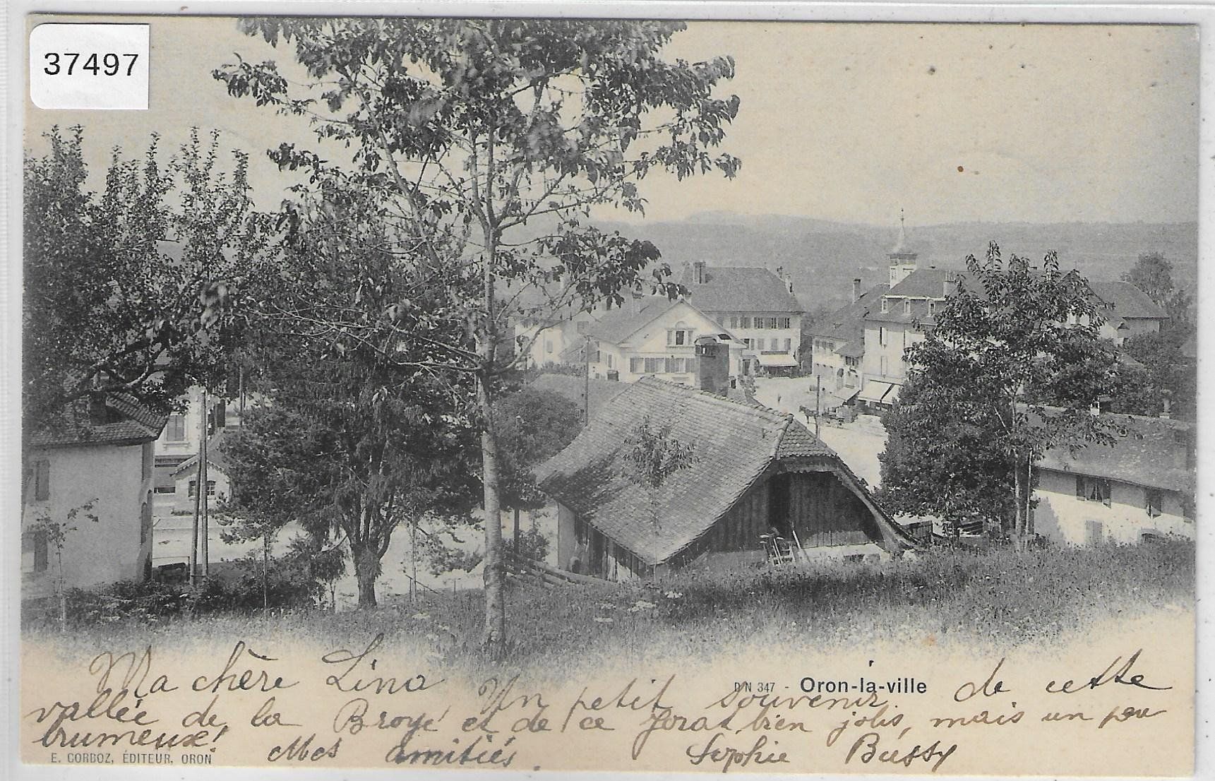 Cartoline postali: Oron-la-ville – Usato da Ettingen venduto da Kartenplanet