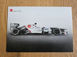 Sauber F1 Team ohne Unterschrift