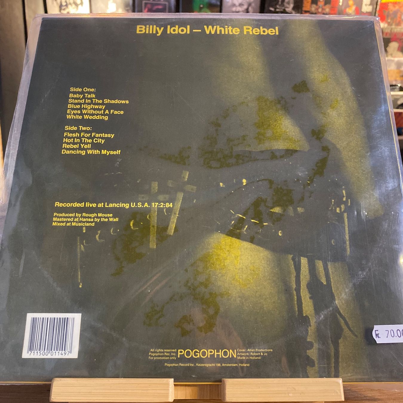 Schallplatten: Billy Idol – White Rebel..LP – Neu und originalverpackt aus Gals von Diskopatshop 1