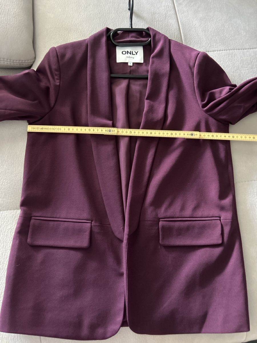 Only Giacche: Blazer von Only, Grösse 38, purple – Nuovo (secondo la descrizione) da Erlinsbach SO venduto da hallon480 6