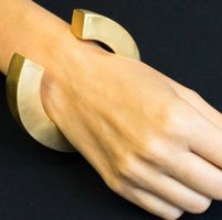Unisex Designer Armreif / Big Hollow Braclet