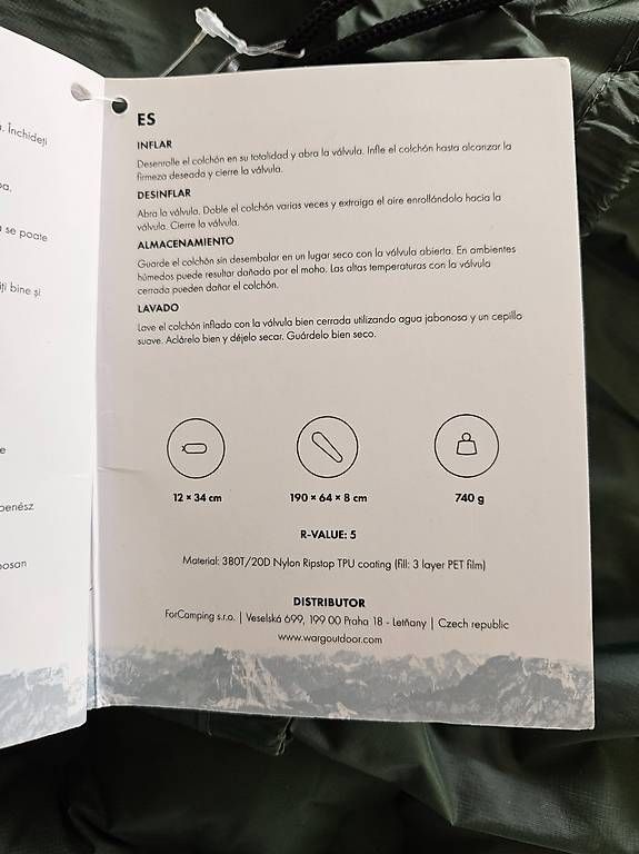 Materassi: Warg Camping-Isomatte – Nuovo (secondo la descrizione) da Zürich venduto da michelmandarin 4