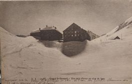 GRAND St-BERNARD - Une nuit d'hiver au clair de lune - 1923