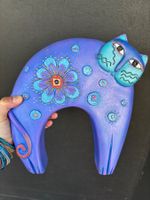 1999 authentic signed and stamped Laurel Burch cat
