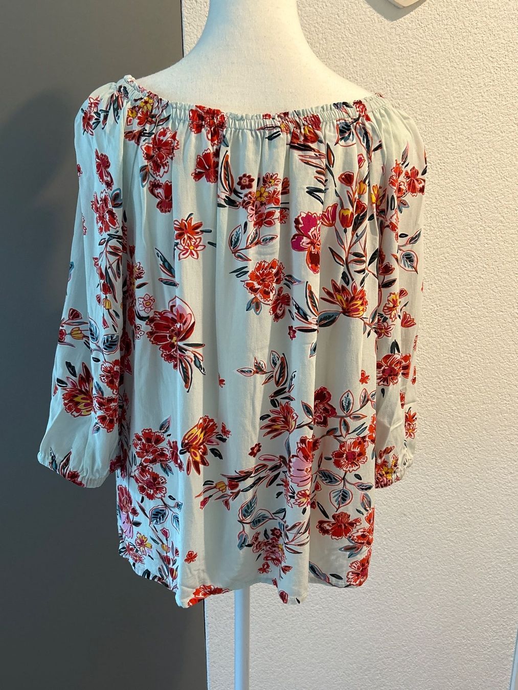 Camicette: Blusenshirt mint mit Muster von Street One Gr. 38 – Usato da Brunnen venduto da Nala2929 5