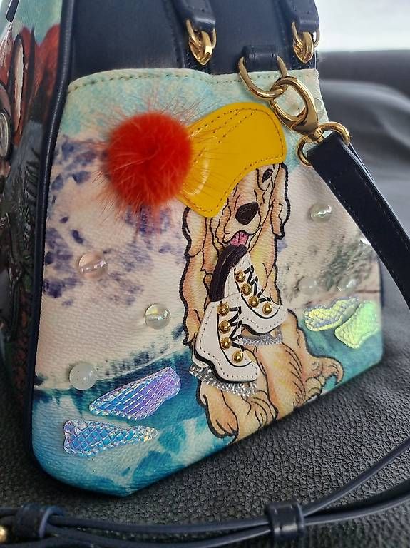 Borse: Handtasche exklusiv einzigartig Hundemotive 3D – Usato da Ostermundigen venduto da d-p73 2