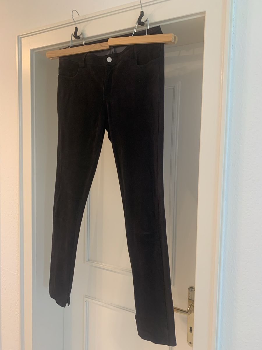 Pantaloni: Wildlederhose Gr. 38 dunkelblau – Usato da Schaan venduto da irmgarda02 1