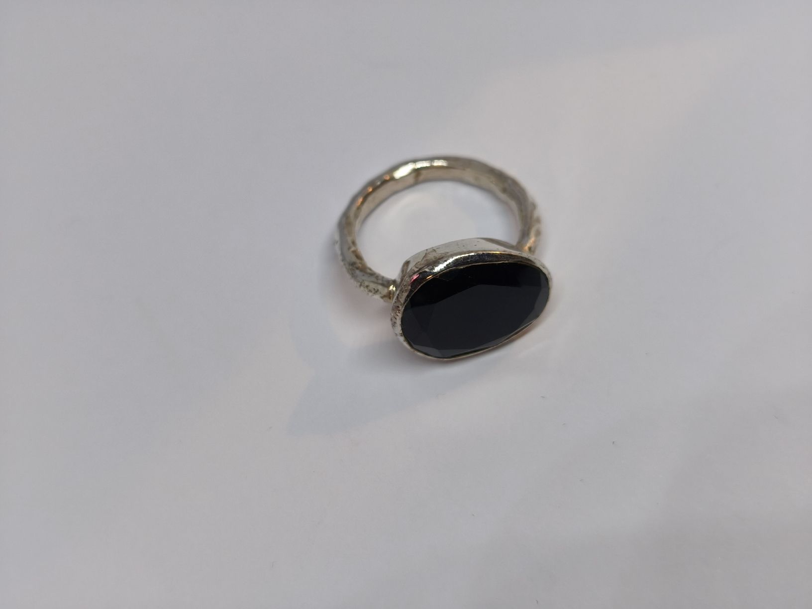 Ringe: Massiver Silber Onyx-Ring, vintage Stil, Echtstein Handgemac – Gebraucht aus St. Gallen von GIULESGG 5