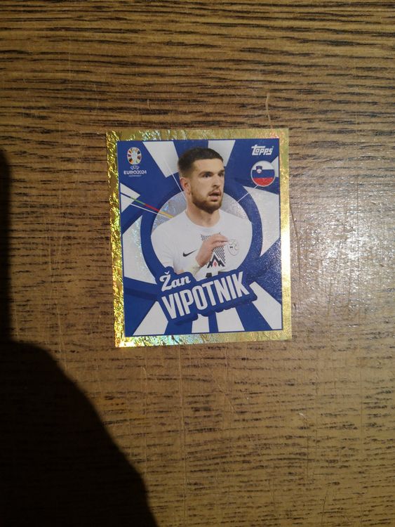 Topps Euro EM 2024 / ZAN VIPOTNIK GOLD GLÄNZIG / SVN PTW | Kaufen auf