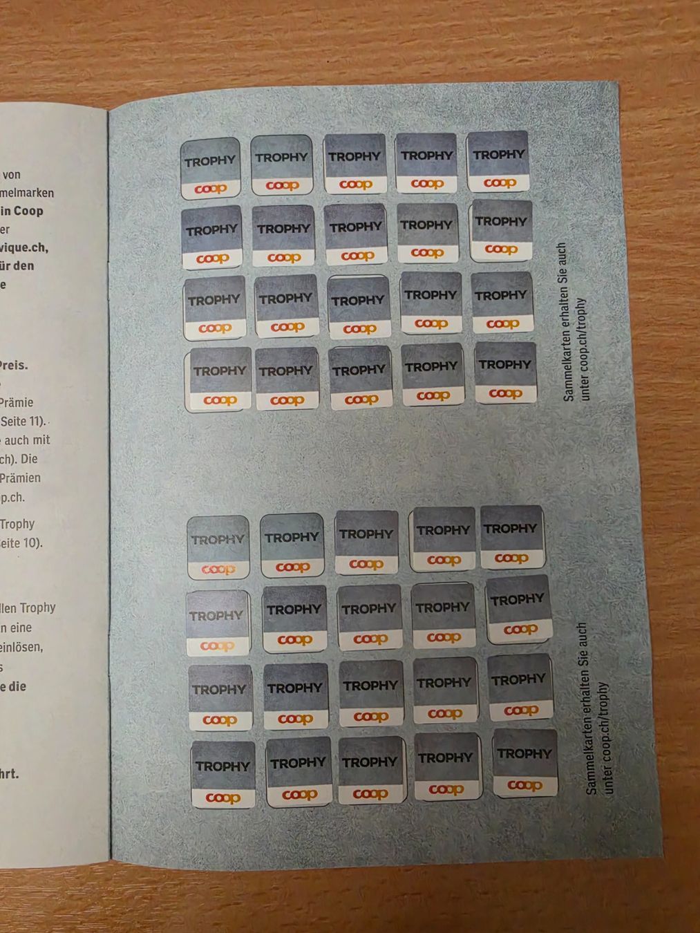 Coop Raccolte di bollini & punti: 4 Karten Coop Trophy – Nuovo (secondo la descrizione) da Stäfa venduto da flamingo_17 1