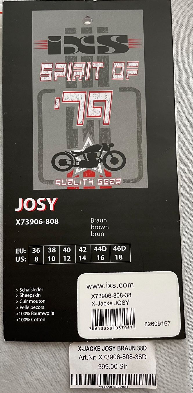 IXS Giacche: Damen Motorrad Jacke Josy – Nuovo (secondo la descrizione) da St Gallen venduto da Bernada1 8