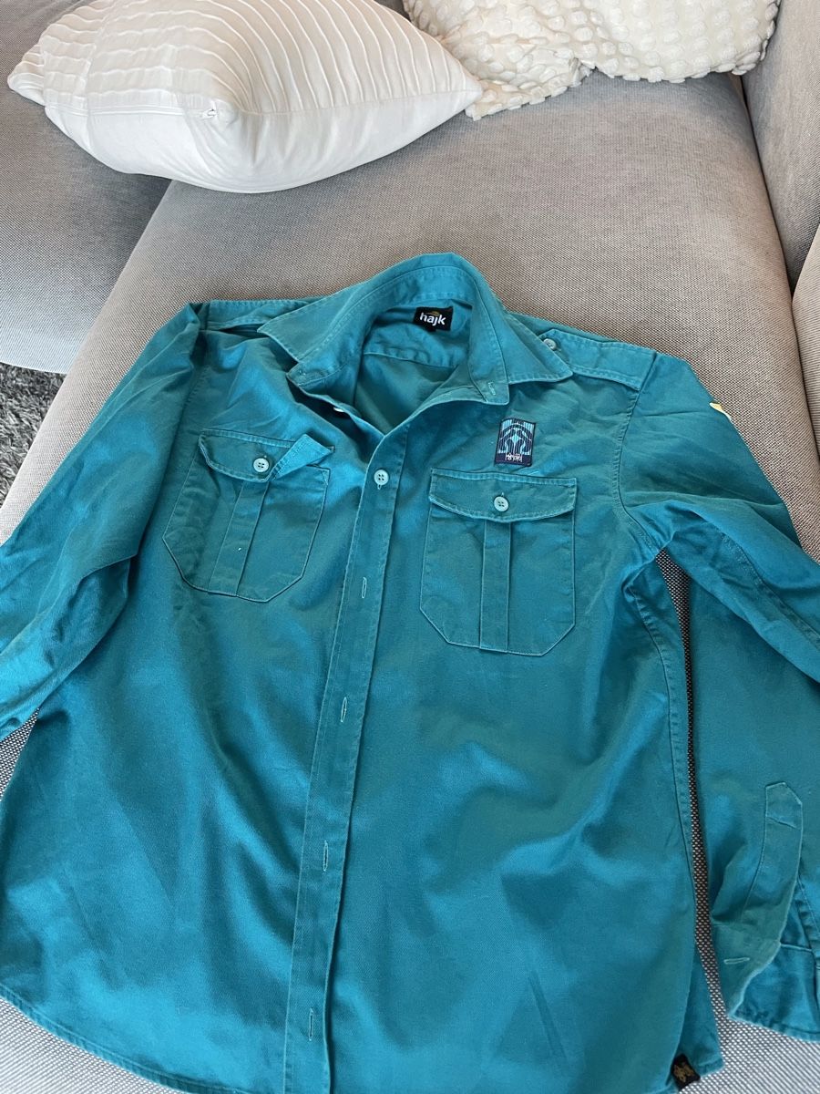 Camicie, T-shirt & Polo: Pfadihemd wolfsstufe Gr.164 – Usato da Engelburg venduto da judihui07