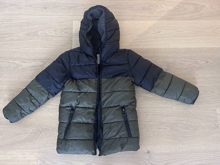 Kinder-Winterjacke Minoti  Schwarz/Grün