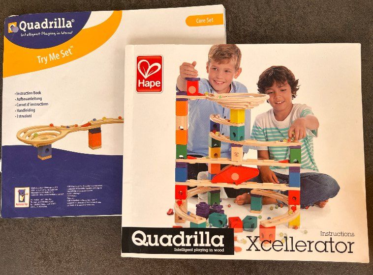 Quadrilla Giocattoli: Circuits à billes Quadrilla - Set Xcellerator – Usato da Cousset venduto da xgi_c7z6 2