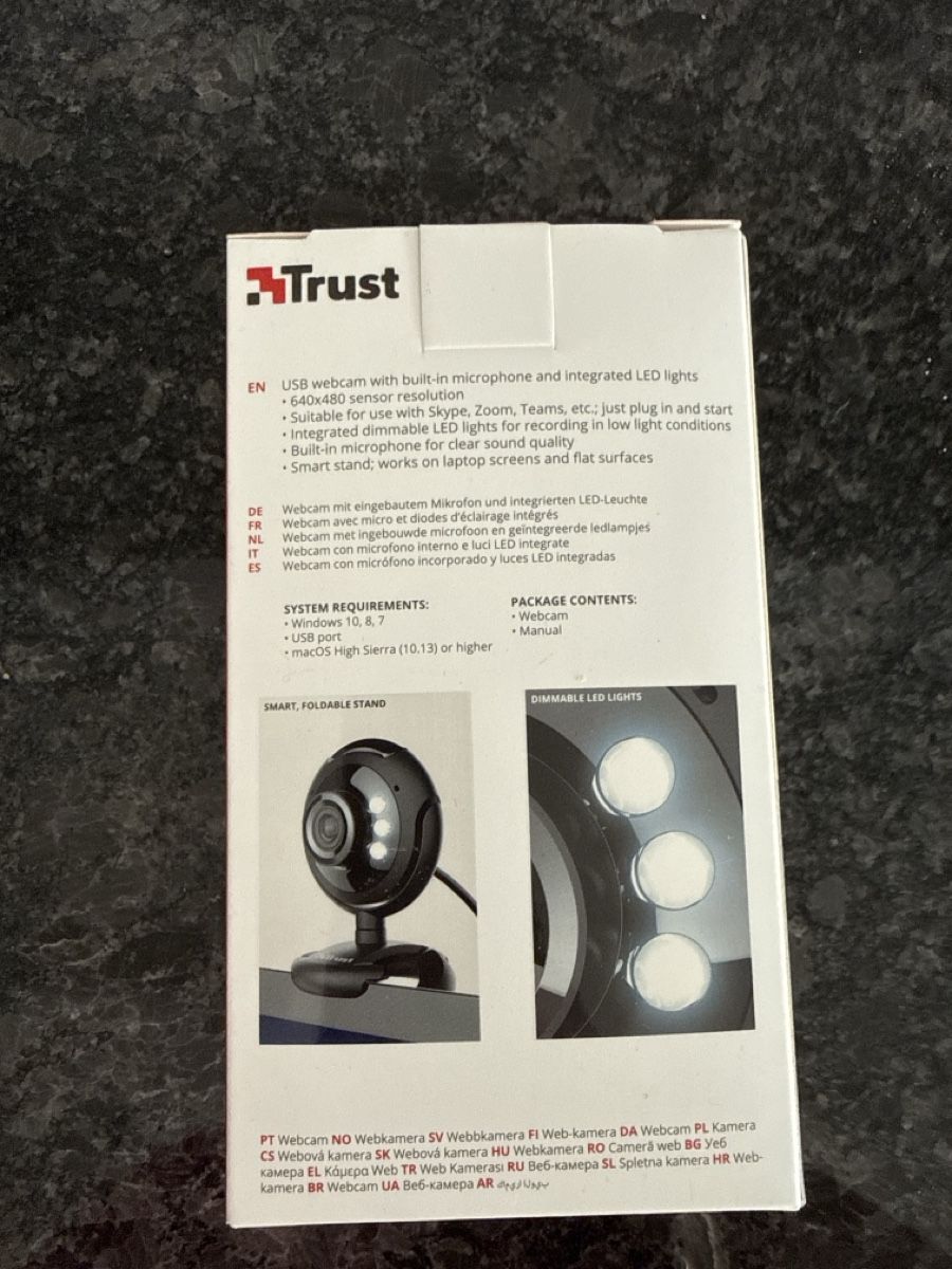 Trust Webcam: Trust Spotlight Pro Webcam mit LED - Neuwertig & Top! – Nuovo e nell'imballaggio originale da Muri AG venduto da Francesca787 1