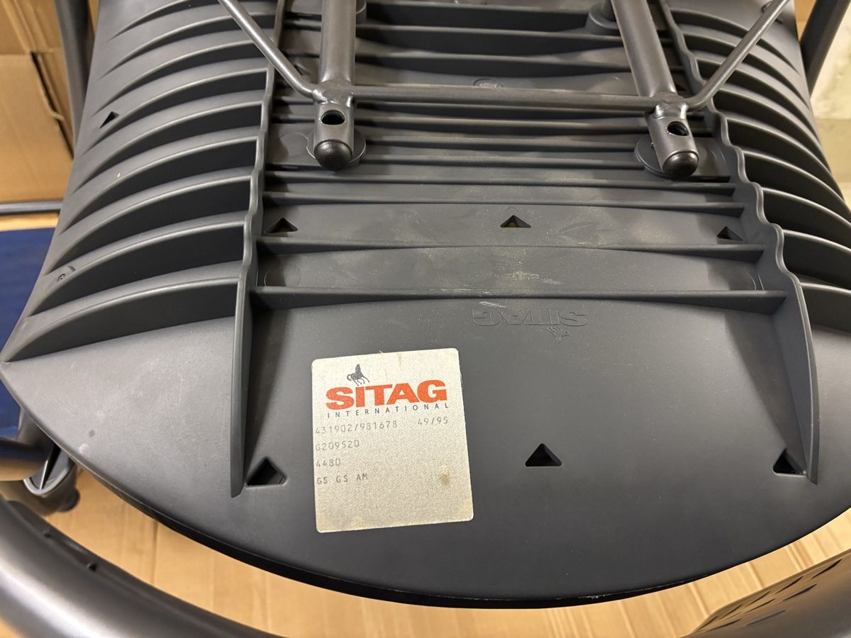 Sitag Sedie: Sitag 2x Leder Bürostühl – Usato da Zug venduto da Deks 1