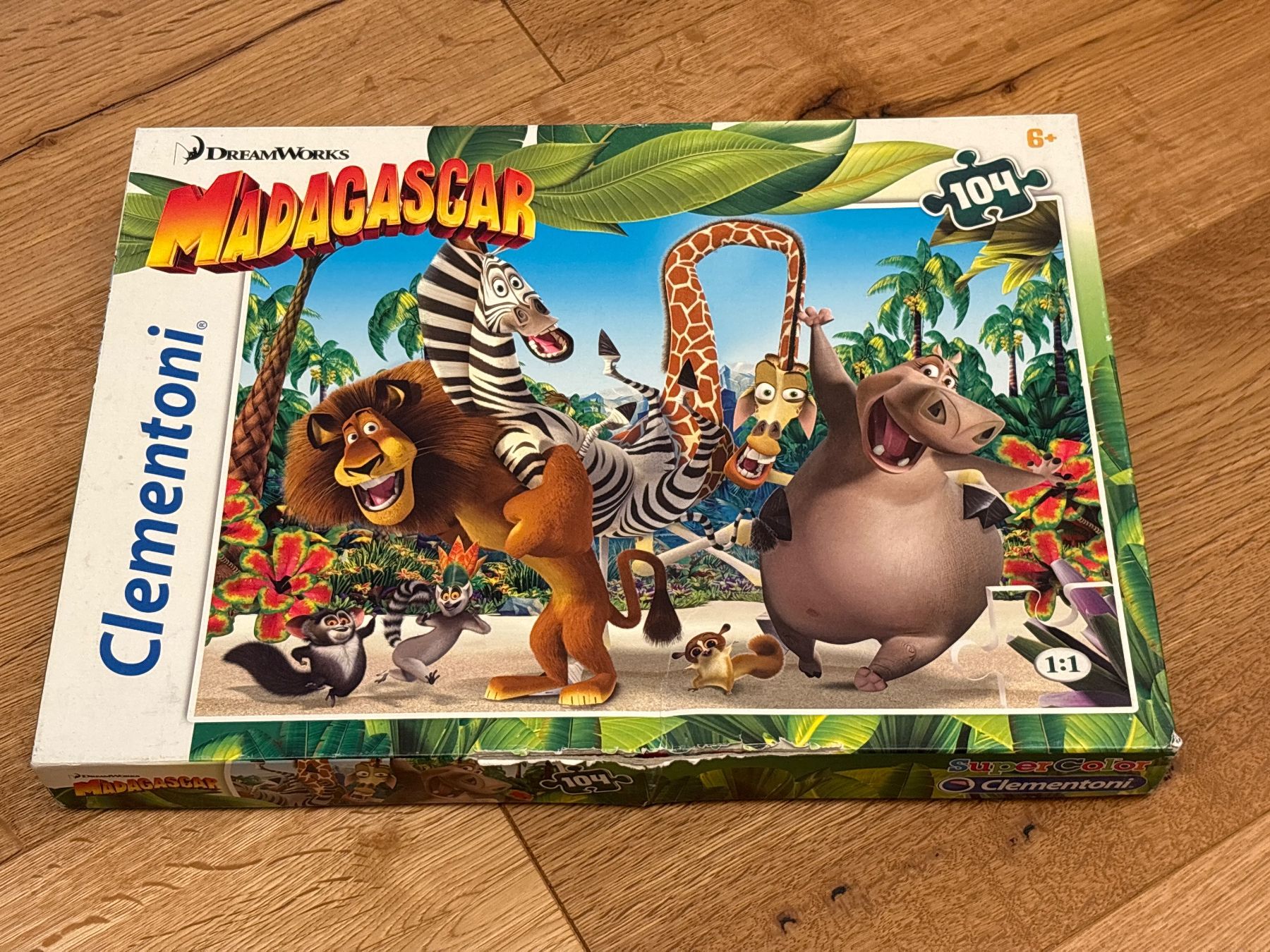 Clementoni Puzzles: Madagascar Clementoni Puzzle 104 Teile 6+ – Gebraucht aus Bettlach von Schtine1