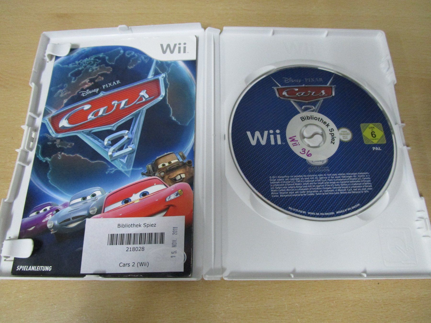 Nintendo Giochi: Cars 2 Nintendo Wii – Usato da Goldau venduto da agestuffer 2
