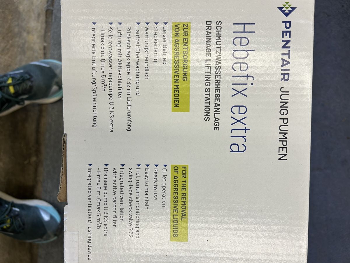 Pumpen & Teile: Hebefix Extra Hebeanlage – Neu und originalverpackt aus Metzerlen von Patrik11 1